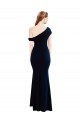 Stretch Crepe One Shoulder Mermaid Dark Navy Formal Evening Gown / Prom Dress / Bridesmaid Dress Manchester