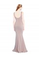 Stretch Crepe Scoop Neck Mermaid Dusty Pink Formal Evening Gown / Prom Dress / Bridesmaid Dress Manchester