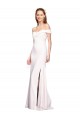 Stretch Crepe Off the Shoulder Mermaid White Formal Dress / Bridesmaid Dress Manchester