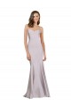 Stretch Crepe Strapless Mermaid Arctic Lilac Prom Dress / Bridesmaid Dress Manchester