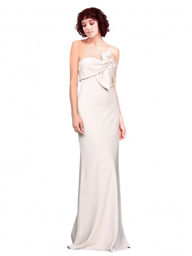 Stretch Crepe Strapless Mermaid Prom Dress / Bridesmaid Dress Manchester