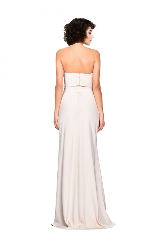 Stretch Crepe Strapless Mermaid Prom Dress / Bridesmaid Dress Manchester