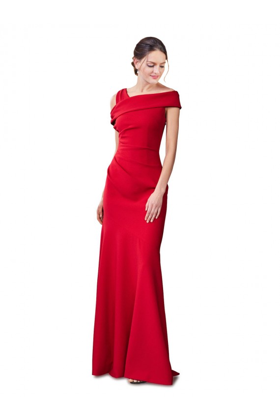 Stretch Crepe Mermaid Red Formal Evening Gown / Prom Dress / Bridesmaid Dress Manchester