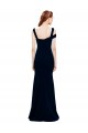 Stretch Crepe Off the Shoulder Mermaid Dark Navy Formal Evening Gown / Prom Dress / Bridesmaid Dress Manchester