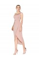 Stretch Crepe High Neck Mermaid Mauve Formal Dress / Bridesmaid Dress Manchester