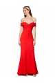 Stretch Crepe High Neck Mermaid Red Bridesmaid Dress / Formal Dress Manchester