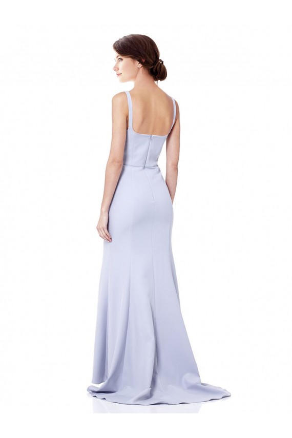 Stretch Crepe High Neck Mermaid Light Sky Blue Evening Gown / Prom Dress / Bridesmaid Dress Manchester