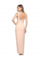 Stretch Crepe Square Neck Sheath Nude Formal Evening Gown / Prom Dress / Bridesmaid Dress Manchester