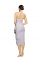 Stretch Crepe Strapless Low Back Sheath Arctic Lilac High Low Evening Gown / Prom Dress / Bridesmaid Dress Manchester