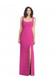 Stretch Crepe Square Neck Low Back Trumpet Fuchsia Semi Formal Evening Dress / Prom Dress / Bridesmaid Dress Manchester