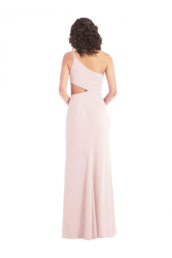 Stretch Crepe One Shoulder Trumpet Pink Formal Evening Gown / Prom Dress / Bridesmaid Dress Manchester