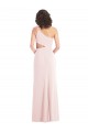 Stretch Crepe One Shoulder Trumpet Pink Formal Evening Gown / Prom Dress / Bridesmaid Dress Manchester