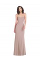 Stretch Crepe Strapless Mermaid Dusty Pink Formal Dress / Bridesmaid Dress Manchester
