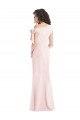 Stretch Crepe Off the Shoulder Trumpet Pink Formal Evening Gown / Prom Dress / Bridesmaid Dress Manchester