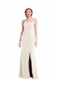 Stretch Crepe Strapless Trumpet Ivory Semi Formal Evening Dress / Prom Dress / Bridesmaid Dress Manchester