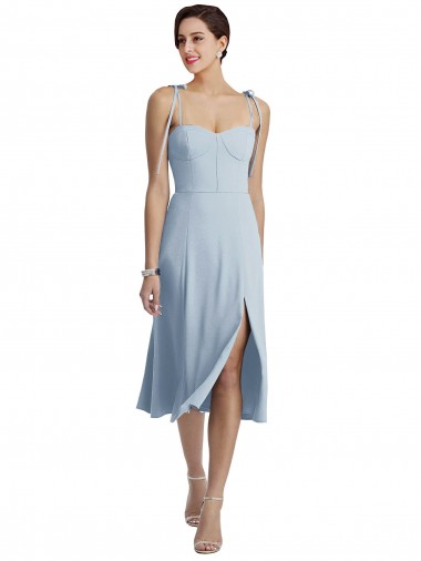 Stretch Crepe Sweetheart A-Line Light Sky Blue Evening Gown / Prom Dress / Bridesmaid Dress Manchester