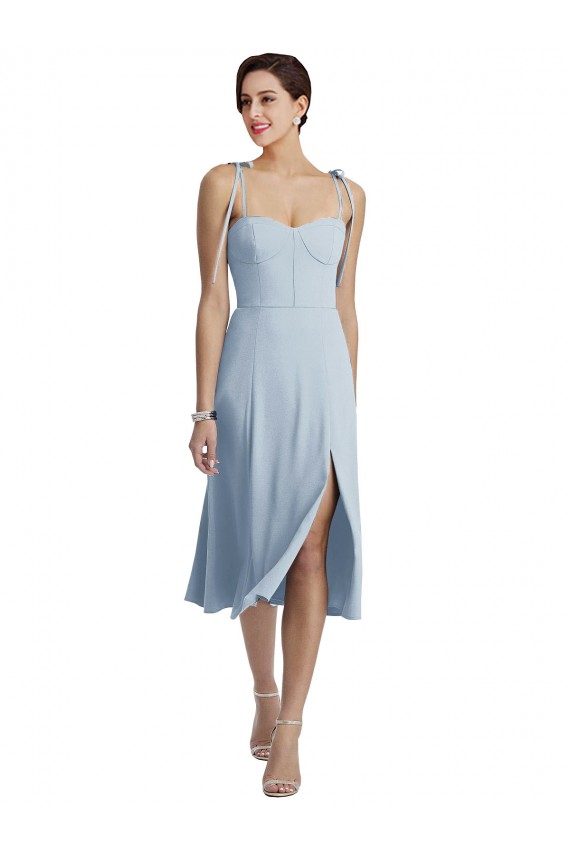 Stretch Crepe Sweetheart A-Line Light Sky Blue Evening Gown / Prom Dress / Bridesmaid Dress Manchester