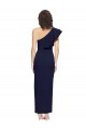 Stretch Crepe One Shoulder Sheath Dark Navy Formal Evening Gown / Prom Dress / Bridesmaid Dress Manchester