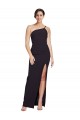 Stretch Crepe Strapless Sheath Black Formal Evening Gown / Prom Dress / Bridesmaid Dress Manchester