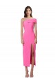 Stretch Crepe One Shoulder Sheath Fuchsia Evening Gown / Prom Dress / Bridesmaid Dress Manchester
