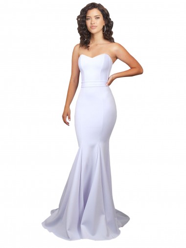 Stretch Crepe High Neck Mermaid White Beach Wedding Dresses Manchester