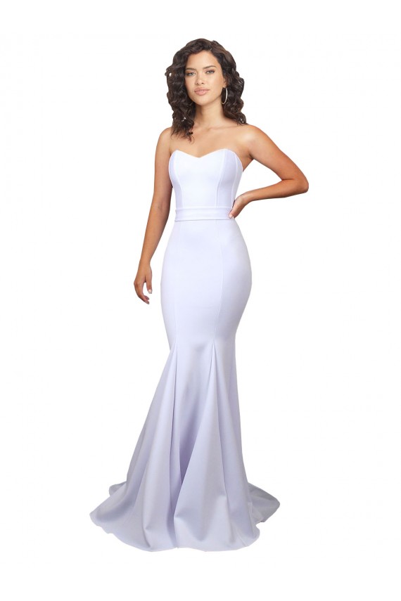 Stretch Crepe High Neck Mermaid White Beach Wedding Dresses Manchester
