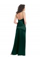Stretch Satin Scoop Neck Open Back A-Line Hunter Formal Evening Gown / Prom Dress / Bridesmaid Dress Manchester