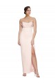 Stretch Satin Cowl Neck Low Back Mermaid Formal Evening Gown / Prom Dress / Bridesmaid Dress Manchester