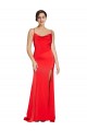 Stretch Satin Strapless Low Back Sheath Red Formal Evening Gown / Prom Dress / Bridesmaid Dress Manchester