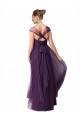 Tulle Sweetheart A-Line Plum Purple Bridesmaid Dress Manchester