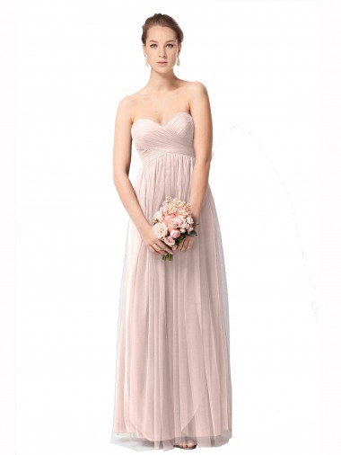 Tulle Sweetheart A-Line Vintage Rose Bridesmaid Dress Manchester