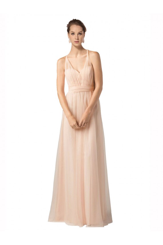 Tulle Sweetheart A-Line Nude Bridesmaid Dress / Evening Dress Manchester