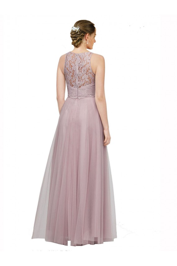 Tulle & Lace Sweetheart A-Line Light Lilac Bridesmaid Dress Manchester