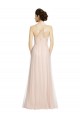 Tulle Spaghetti Straps A-Line Pink Bridesmaid Dress Manchester