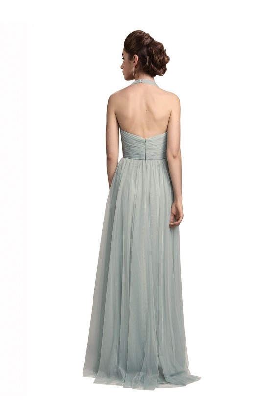 Tulle Halter Neck A-Line Bridal Party Dress / Evening Dress Manchester