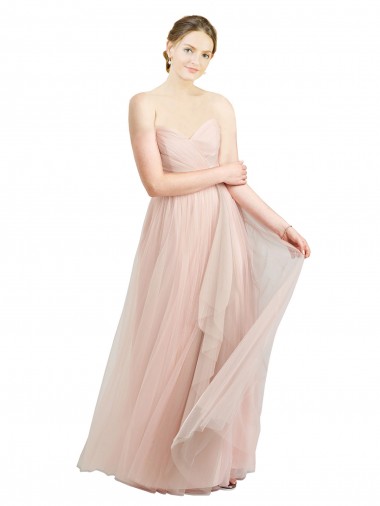 Tulle Sweetheart A-Line Pink Bridesmaid Dress / Evening Dress Manchester