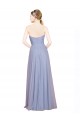 Tulle Strapless Low Back A-Line Light Sky Blue Formal Dress / Bridesmaid Dress Manchester