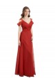 Tulle Sweetheart V-Back A-Line Red Formal Dress / Bridesmaid Dress Manchester