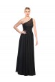 Tulle One Shoulder A-Line Black Bridesmaid Dress / Evening Dress Manchester