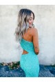 Velvet Sequin One Shoulder Mermaid Prom Dresses Manchester