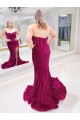 Velvet Sequin Sweetheart Sheath Evening Dress Manchester