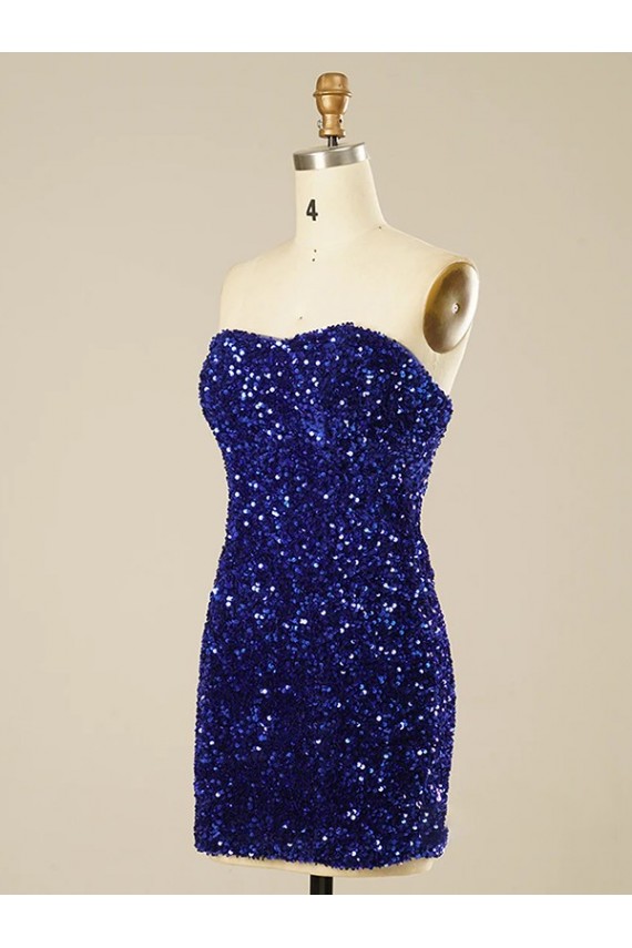 Velvet Sequin Sweetheart Sheath Prom Dress Manchester