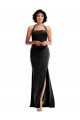 Stretch Velvet Halter Neck Low Back Mermaid Black Formal Evening Gown / Prom Dress / Bridesmaid Dress Manchester